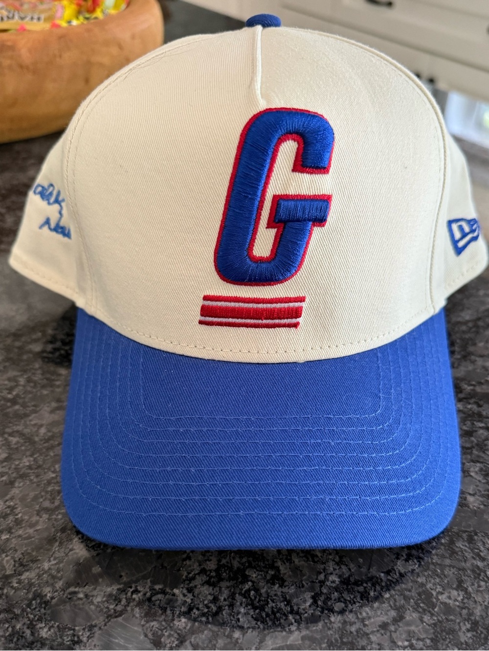 New York Giants New Era 9FORTY hat Malik Nabers #1 Embroidered On Side official